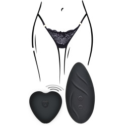 Toy Joy Stimulateur de clitoris télécommandé Panty Angel Noir